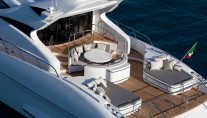 On board luxury yacht Rush
